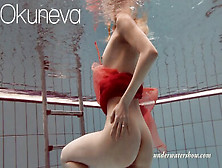 Sexy Blonde Swimming Mermaid Katya