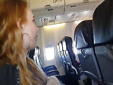 Blowjob In Airplaine