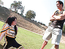 Dick Craving Cheerleader Craves To Feel A Hot Man's Pulsating Tool