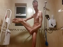 Extremely Skinny Teen Masturbates And Takes A Steamy Shower (Sexy Body)
