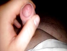 Jerking Off With Big Cumload