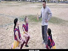 Coach Fucks Three Hot Soccer Babes (Diana Grace,  Avery Black,  Coco Lovelock)