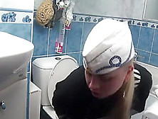 Russian Girl Pooping On Toilet