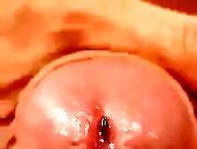 Slow Motion Cum Is Coming On Penis