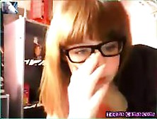 Fuckable Teen Girlfriend With Purple Vibe On Webcam