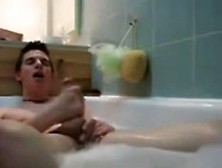 Bath Masturbation Cock Cum