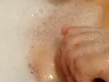 Hot Girl In Bath Shows Tits