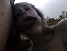 Blonde Throating A Cock Properly