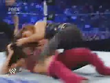Smackdown 9-26-2008 Nikki Maria Vs Natalya Victori