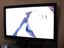 Solo Babe Watching Porn