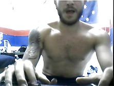 Straight Guys Feet On Webcam #385