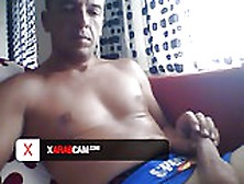 Saudi Daddy Jerking Off For Younger Gay Viewers - Arab Gay