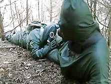 Gasmask Fucking In The Forest