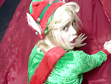 Legitimate Yo Blondie Elf W/braces Gets Humped By Santa