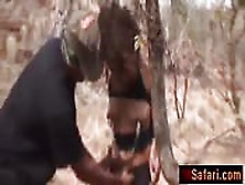 African Teen Pussy Abused By White Cock