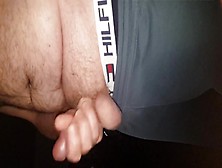 Junior Male Stroking Thick Cock Slow Motion Cumshot