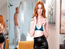 Good-Looking Redhead Chick Lacy Lennon Screwed In The Doggy Style
