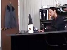 Gorgeous Babe Nailed In Cooter And Ass At Office