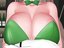 Asuna Ichinose Playboy Boob Job Hentai Blue Archive Mmd 3D Big Tits Creampie Dark Green Clothes