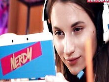 Vulgar Hostel - Stella Flex Slender Russian Gamer Women Seduces Horny Nerd In Hotel