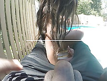Young Blu Mere Deepthroats Me By Pool