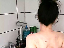 I Help My Friend's Wife Dry Her Bare Hair With A Hair Dryer.