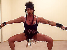 Marital Arts Female Bodybuilder Could Slice And Dice You,  Kick Your Ass!