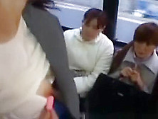 Publicsex Asian Sucks Cock On The Bus