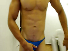 Straight Colombian Paisa Muscle Boy Displays Off And Jism On Webcam