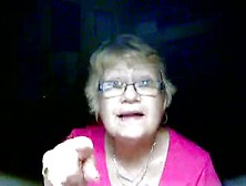 62 Years Old Granny Showing Tits On Webcam