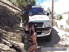 Black Foot Patrol Latina Babe Fucked By The Law