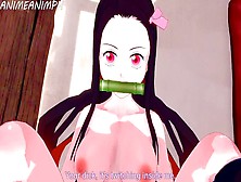 Tanjiro Mounts Many Demon Whores (Nezuko,  Daki,  Spider Mom) - Demon Slayer Cartoon Anime 3D Set Of