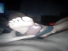 Footjob In The Darkness
