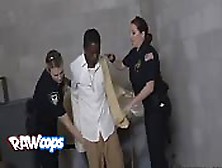 Busty Cop Gets Banged By Black Dude