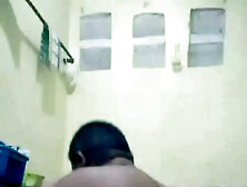 Chubby Filipino Daddy Taking A Bath And Using Panty For Work