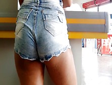 #bunda Sexy College Girl Supermarket - Safadinha No Supermercado