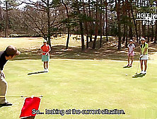 Nao Yuzumiya And Her Friends Gets Tricked And Used Up During A Golf Match