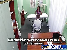 Beautiful Adela Gets Her Pink Pussy Licked And Then Pounded By Her Doctor