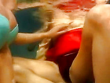 Lesbian Hot Tub Gets Wet