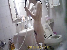 Set The Hidden Cam In Shower Room During Travel