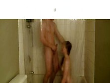 Teen Drilled In The Shower