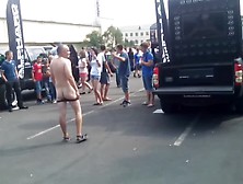 Drunk Man Gets His Dick Out In Public