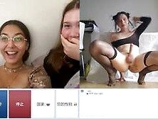 Ometv Asian Crossdresser Webcam Flash & Cum