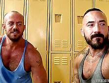 Muscle Studs Over 30 Pounding My Gym Buddies In Intense Gay Orgy
