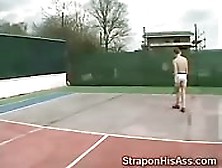 Couple Playin Tennis End Fucking Outdoor