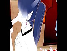Succumb Hentai In White Dress Giving A Blowjob (14)