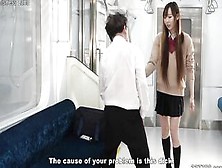Japanese Student Risa Punishes Masochistic Man With Mart