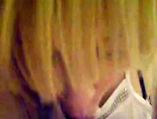 A Hot Blonde Sucks Her Guys Cock And Dances Sexy
