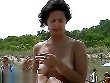 Voyeur Beach Shots Of Amateur People Sunbathing Nude
