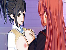 Senran Kagura - Asuka X Homura (Crimson) Lesbian Hentai